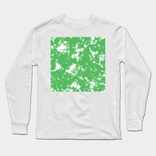 Green grass - Tie Dye Shibori Texture Long Sleeve T-Shirt
